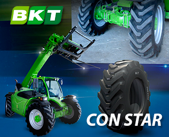 Сделано BKT: непревзойденная шина CON STAR для сельскохозяйственных телескопических погрузчиков