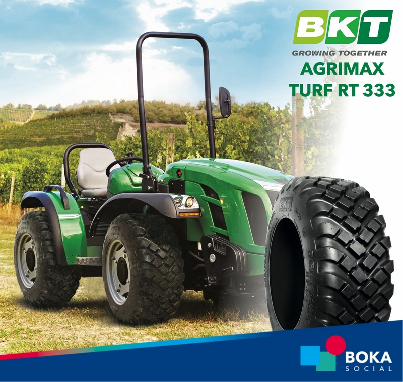 Компания BKT представляет новую шину AGRIMAX TURF RT 333